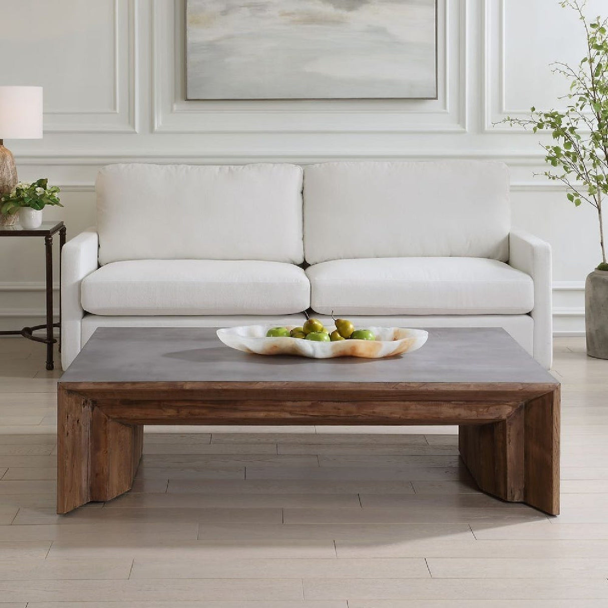 Elm Wood Coffee Table by Uttermost Vail, alternate view 2