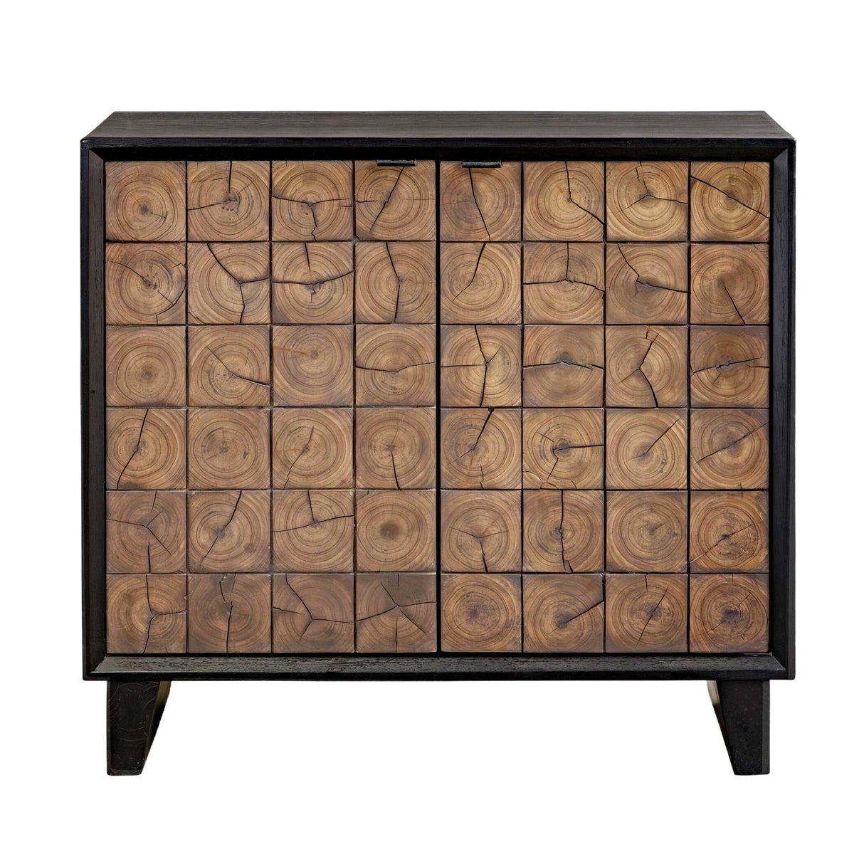 Wooden 2-Door Grid Cabinet by Uttermost Muestra