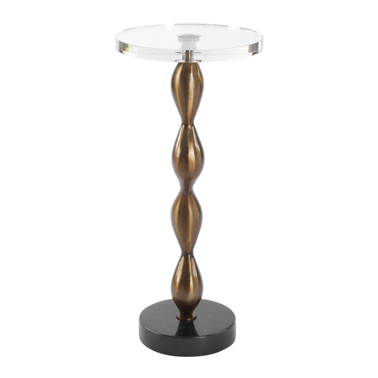 Modern European furniture - Crystal Round Drink Table - www.oroa.com