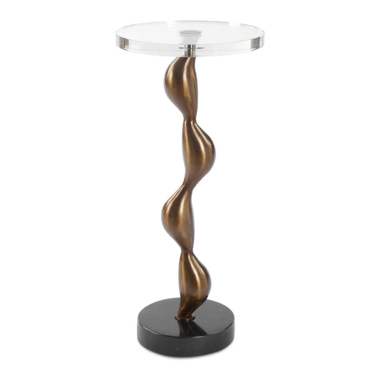 Modern European furniture - Crystal Round Drink Table - www.oroa.com