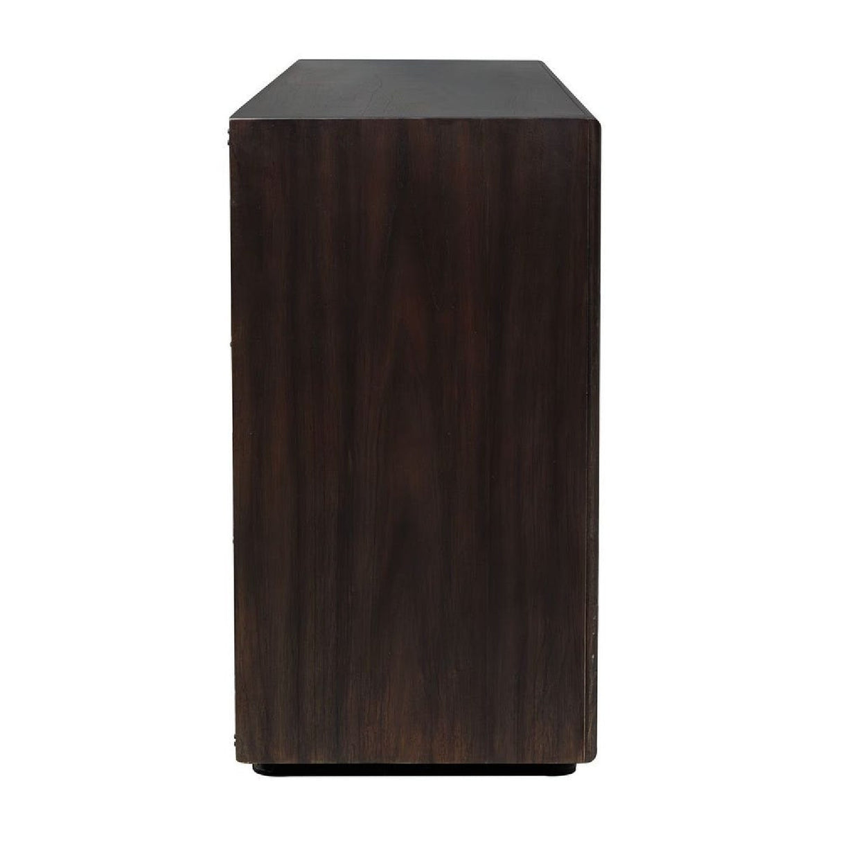 Black Chiseled 4-Door Cabinet by Uttermost Stevenson, alternate view 5