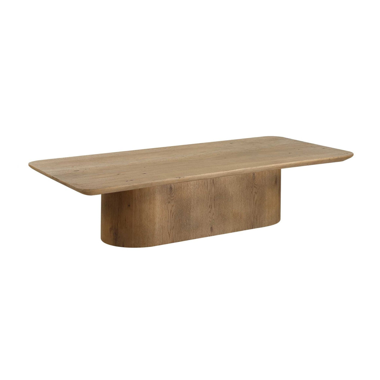Solid Oak Minimalist Coffee Table by Uttermost Camerlin, alternate view 3