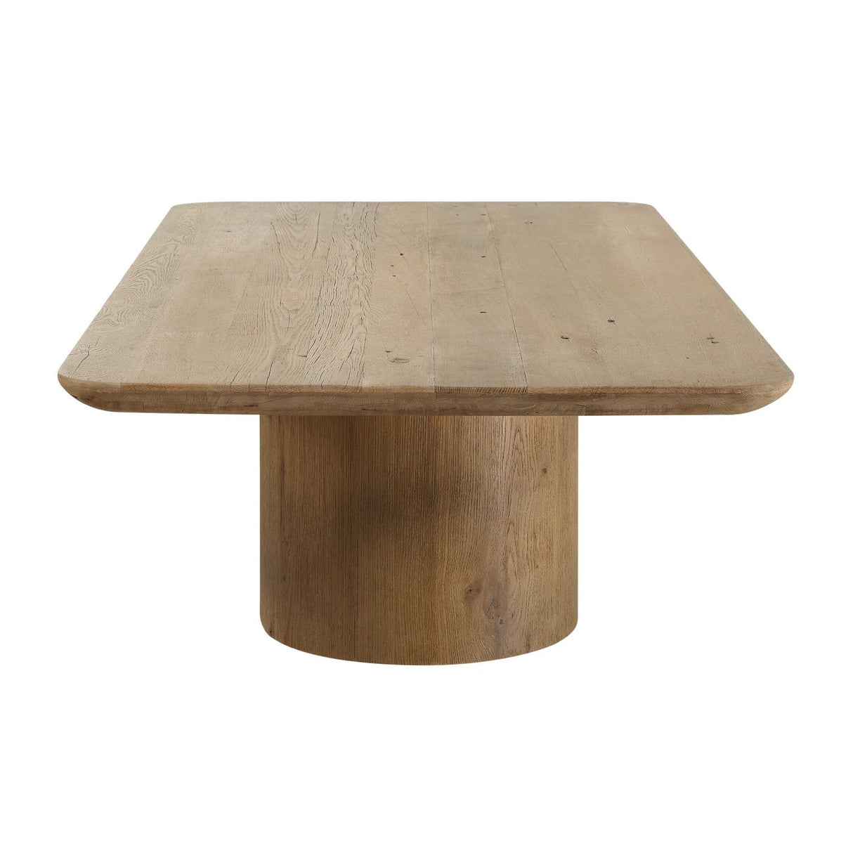 Solid Oak Minimalist Coffee Table by Uttermost Camerlin, alternate view 4