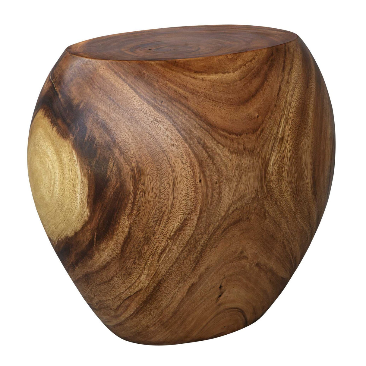 Modern European furniture - Solid Suar Wood Accent Stool - www.oroa.com