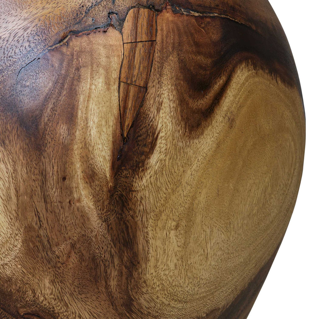 Modern European furniture - Solid Suar Wood Accent Stool - www.oroa.com