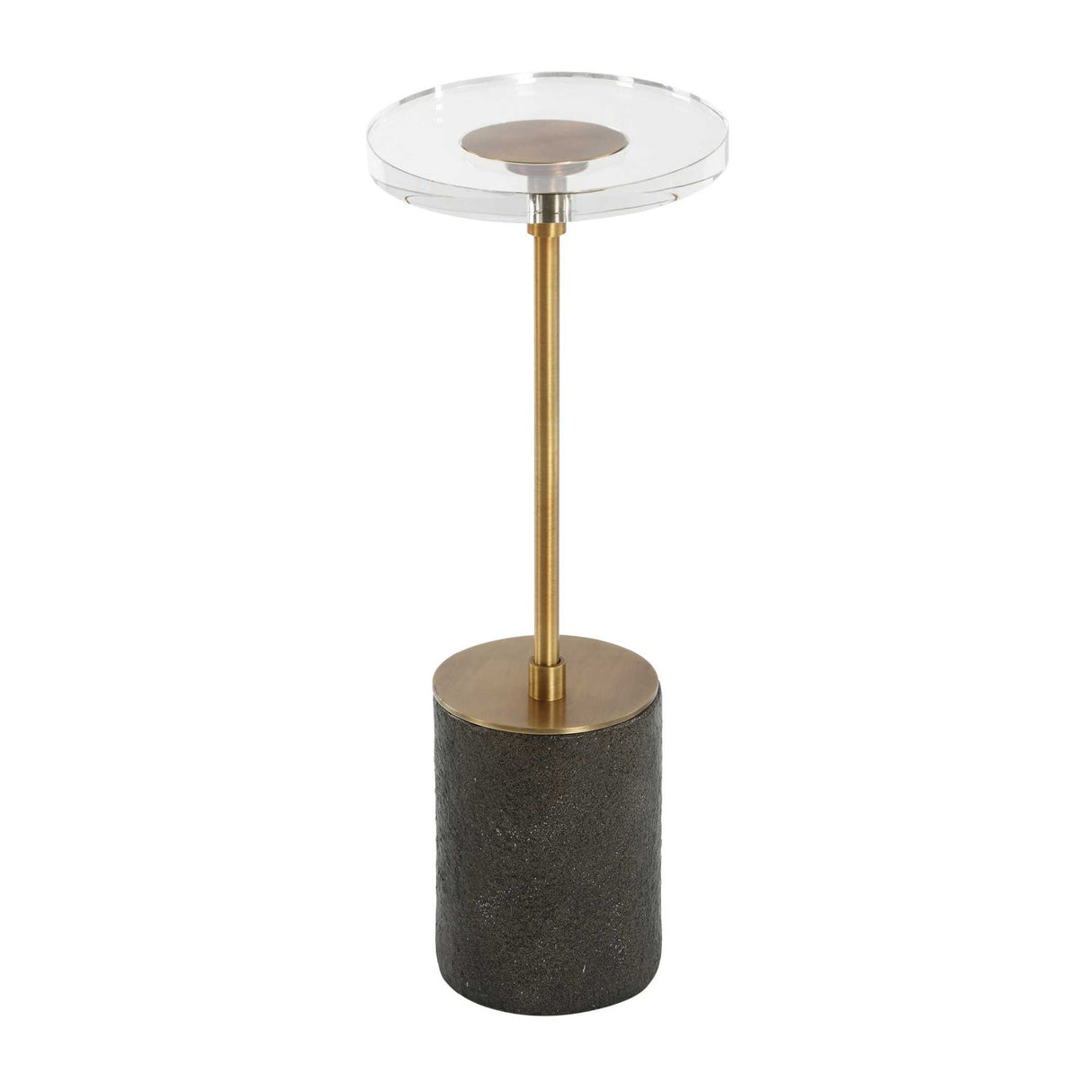 Oval Crystal Accent Table by Uttermost Kaufman, alternate view 3
