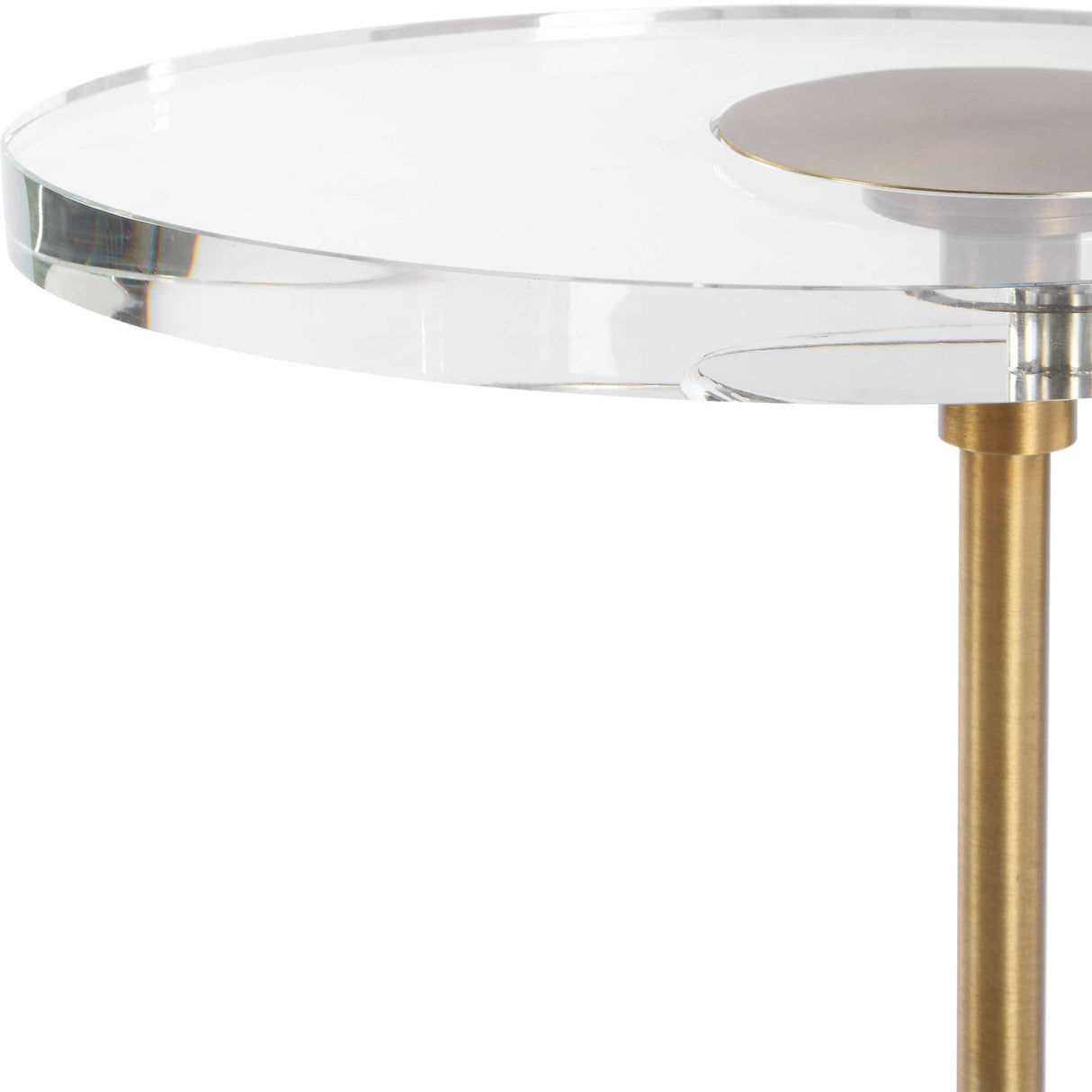 Oval Crystal Accent Table by Uttermost Kaufman, alternate view 5