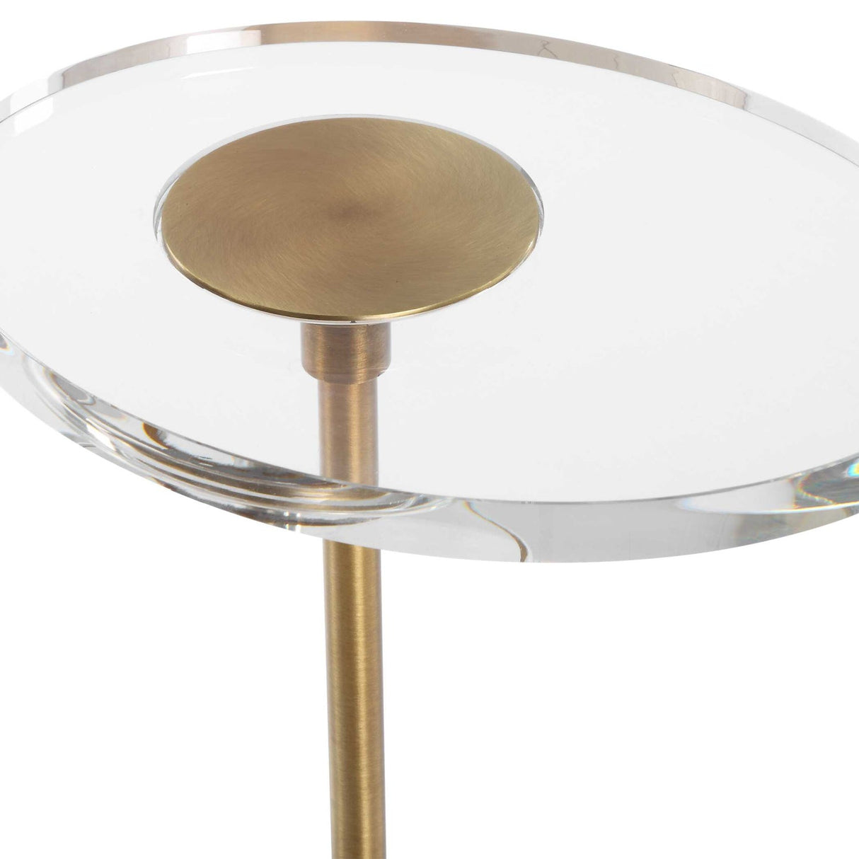 Oval Crystal Accent Table by Uttermost Kaufman, alternate view 6