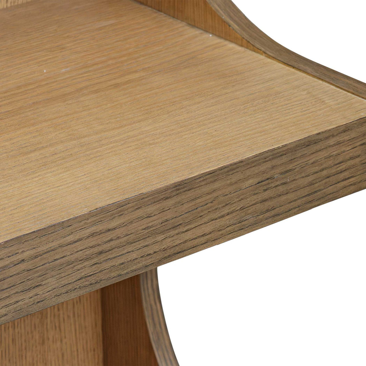 Modern European furniture - Arched Mindi Wood Bookshelf - www.oroa.com