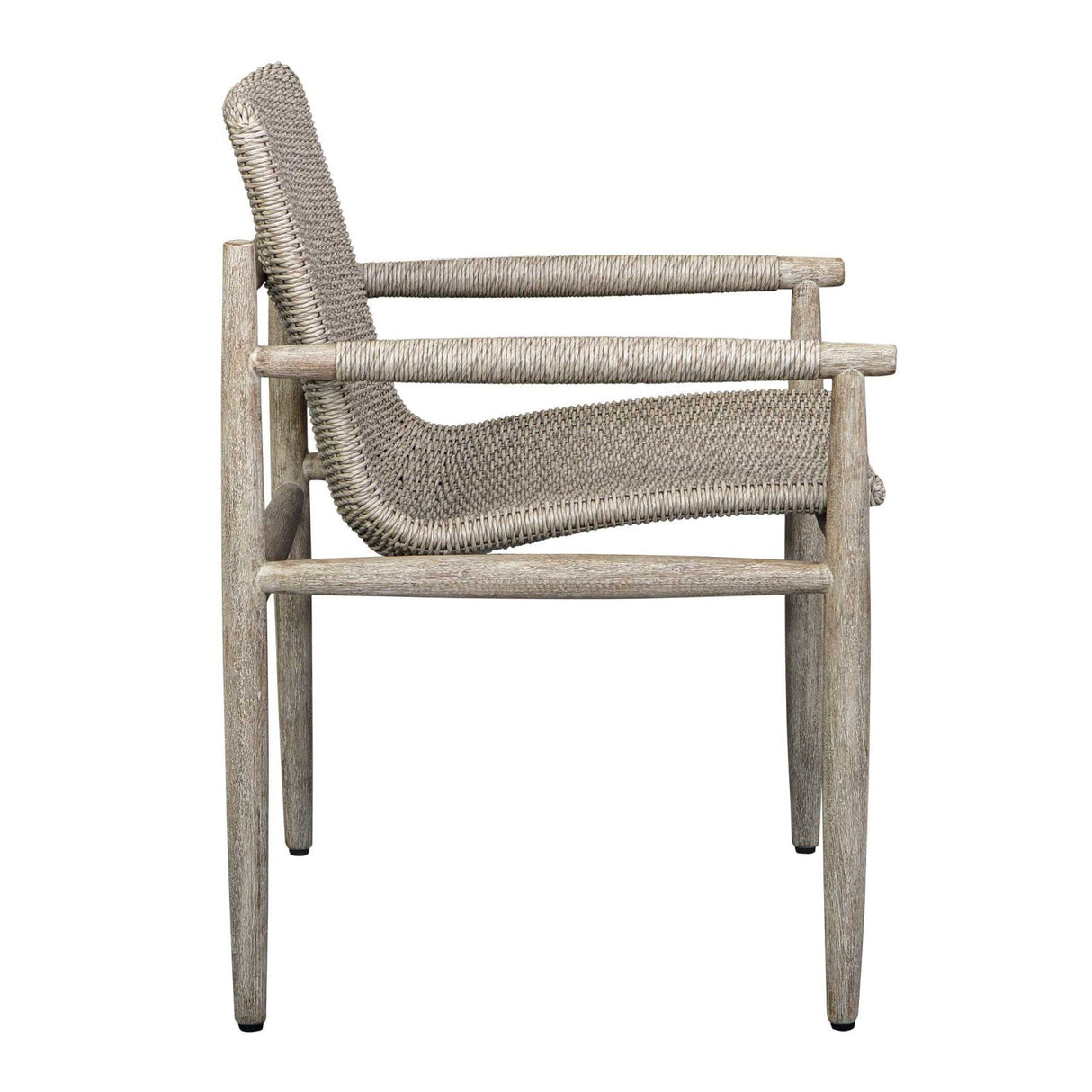 Modern European furniture - Beige Wicker Outdoor Dining Chair - www.oroa.com