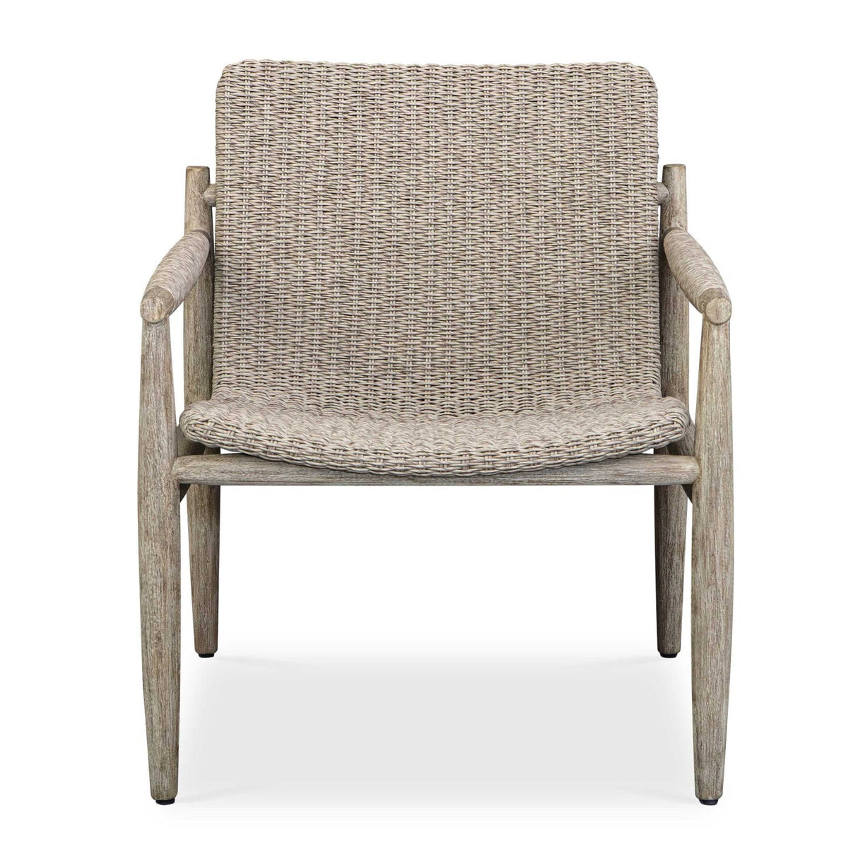 Beige Wicker Outdoor Lounge Chair by Uttermost Sumba