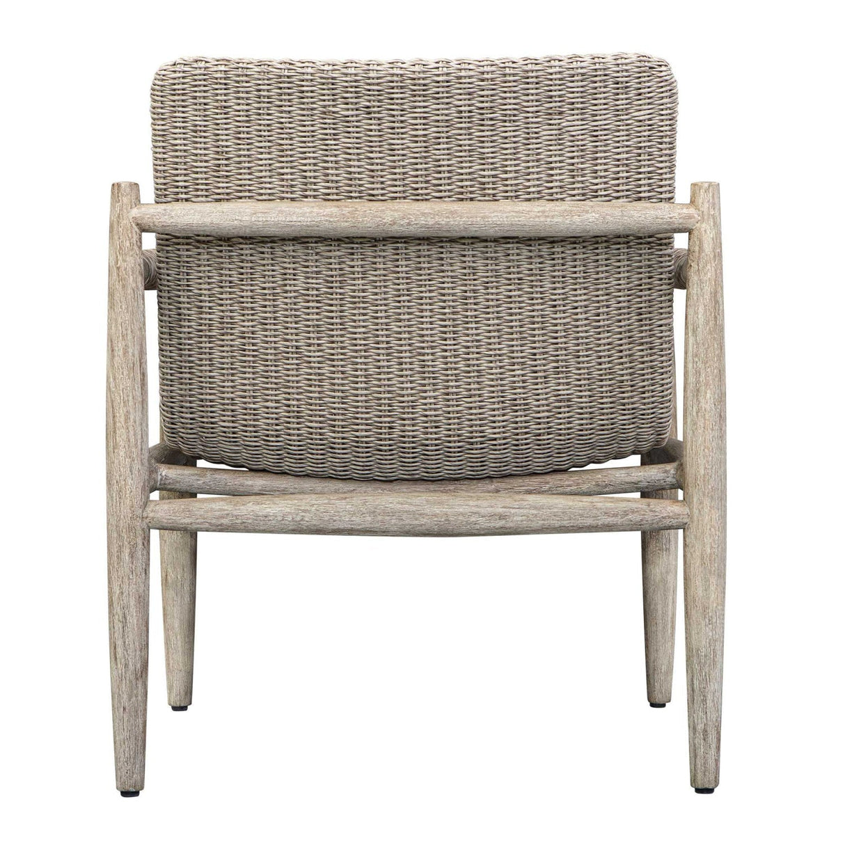 Beige Wicker Outdoor Lounge Chair by Uttermost Sumba, alternate view 5