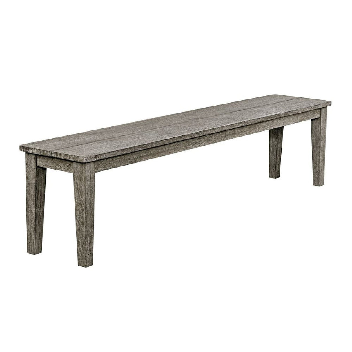 Rustic Gray Mahogany Bench by Uttermost Forsyth, alternate view 3