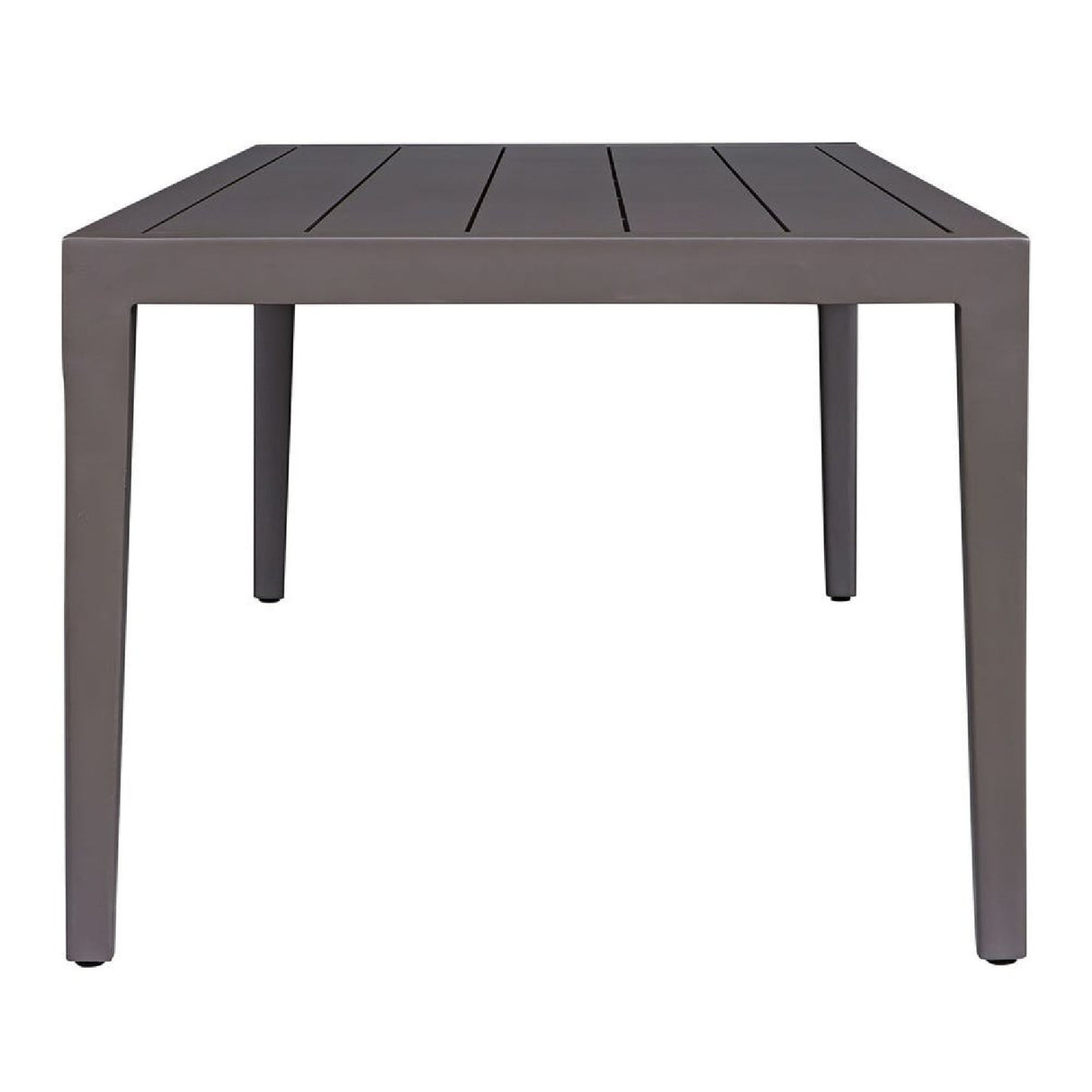 Modern European furniture - Black Aluminum Indoor/Outdoor Dining Table - www.oroa.com