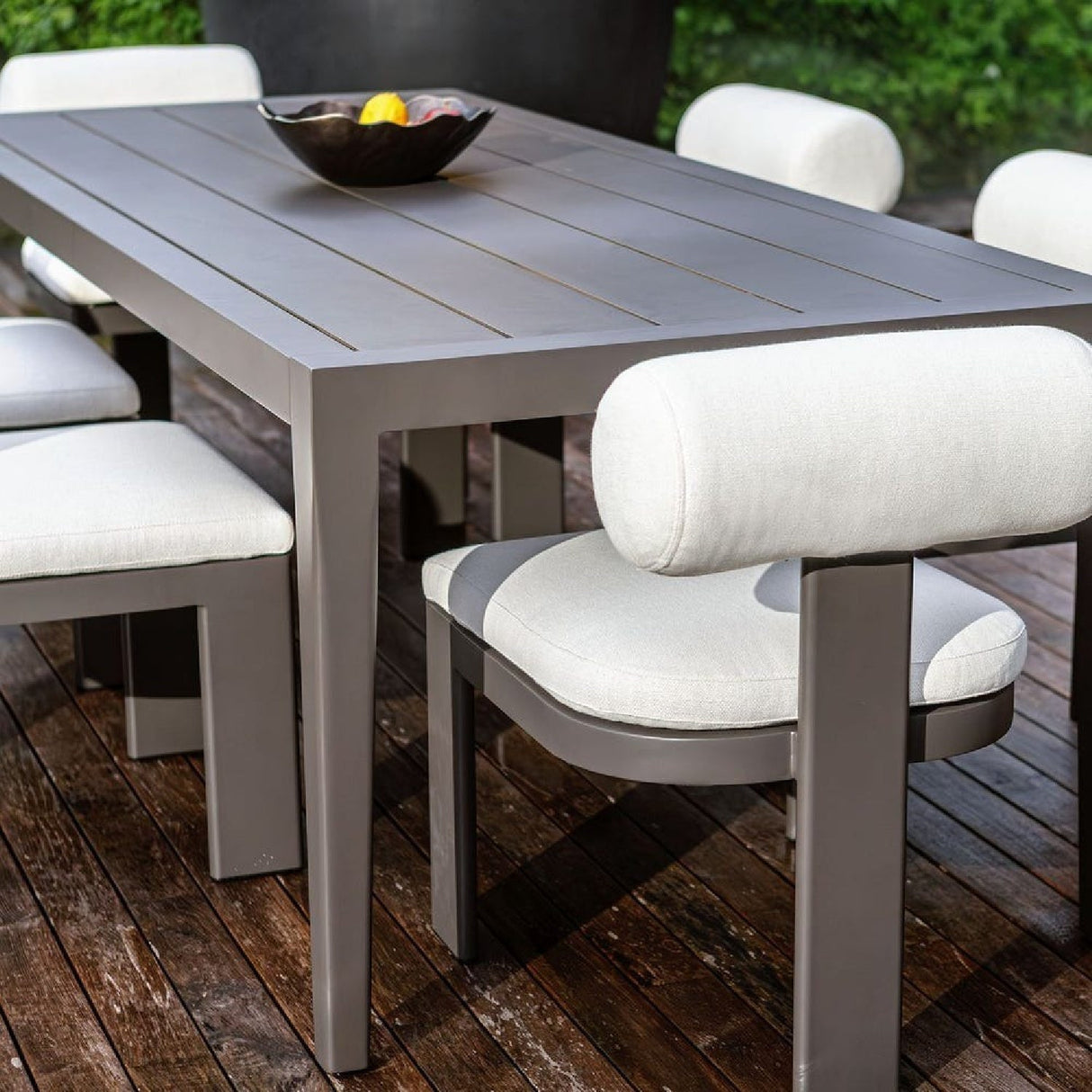 Black Aluminum Indoor/Outdoor Dining Table by Uttermost Polanco, alternate view 8