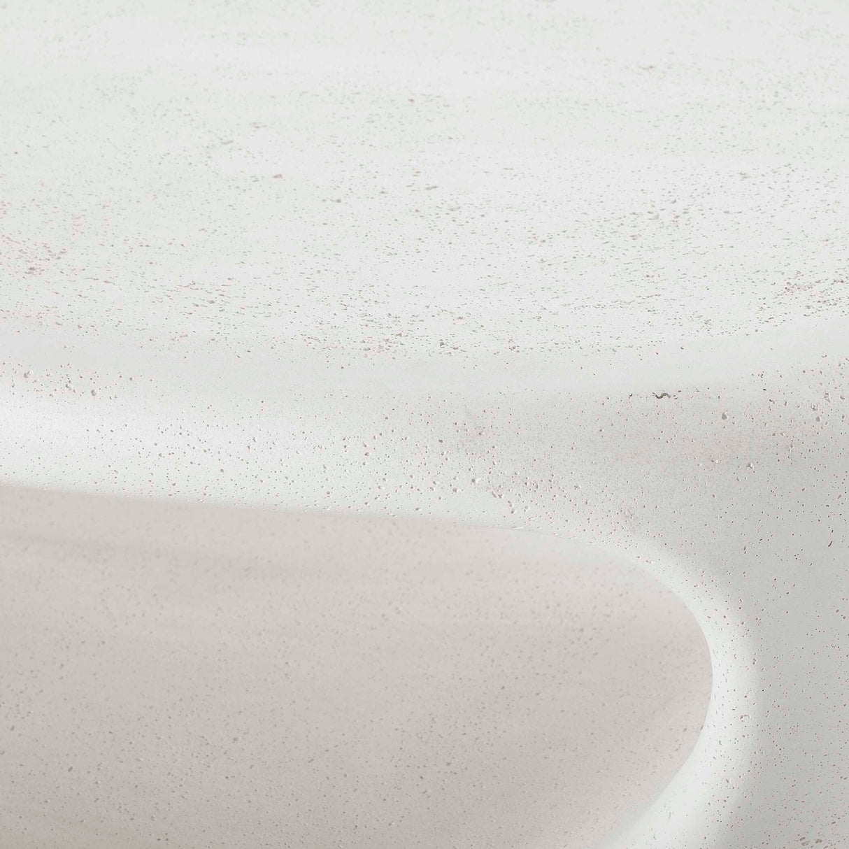 White Concrete Indoor/Outdoor Coffee Table | Oroa.com