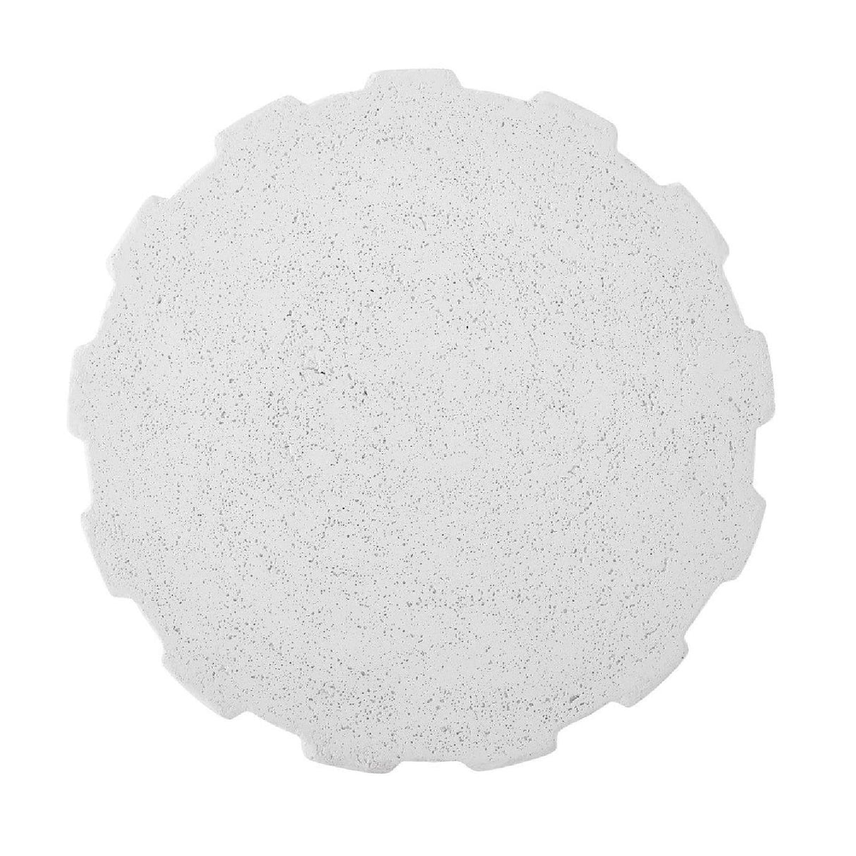 Modern European furniture - White Glass Indoor/Outdoor Accent Table - www.oroa.com