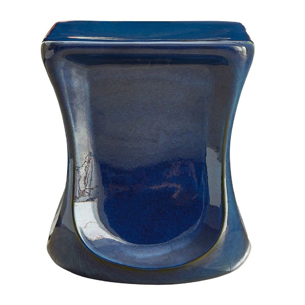 Blue Eartheware Indoor/Outdoor Garden Stool by Uttermost Kaz
