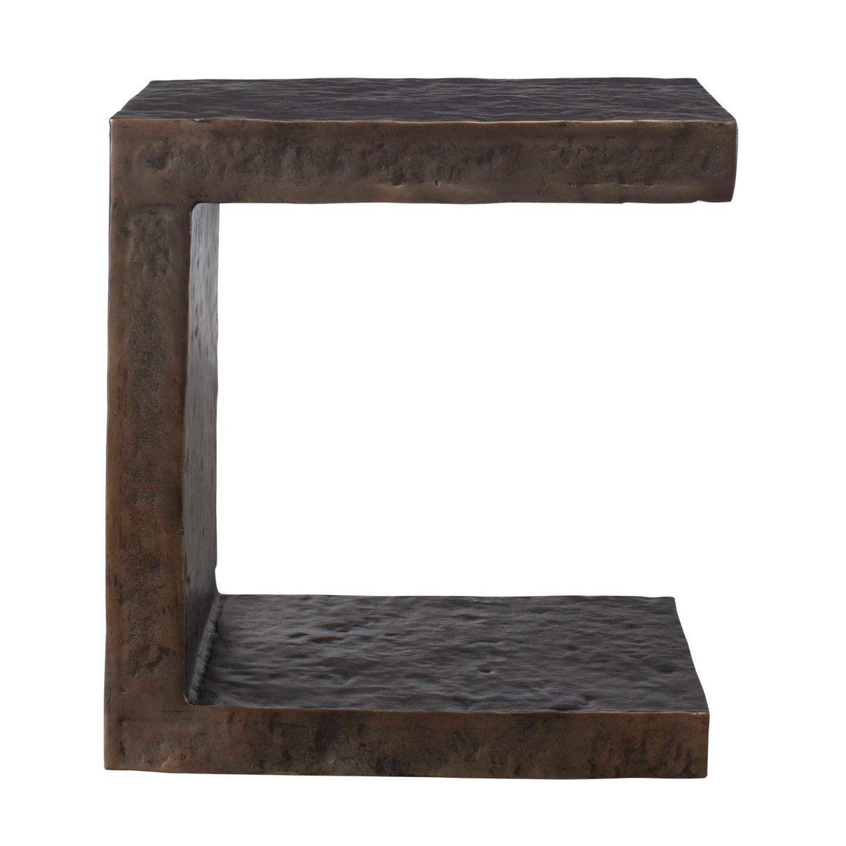 Modern European furniture - Golden Bronze Indoor/Outdoor Side Table - www.oroa.com