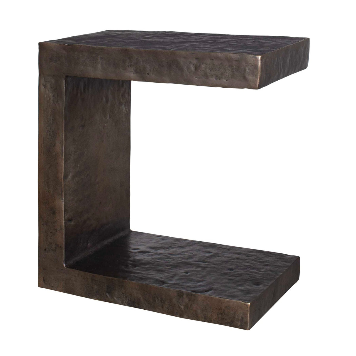 Modern European furniture - Golden Bronze Indoor/Outdoor Side Table - www.oroa.com