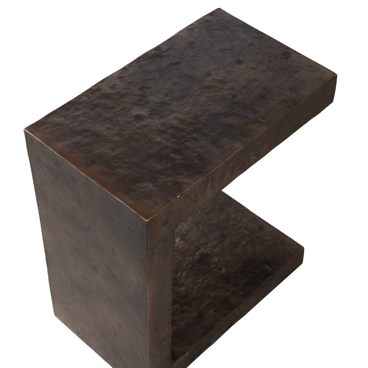 Modern European furniture - Golden Bronze Indoor/Outdoor Side Table - www.oroa.com
