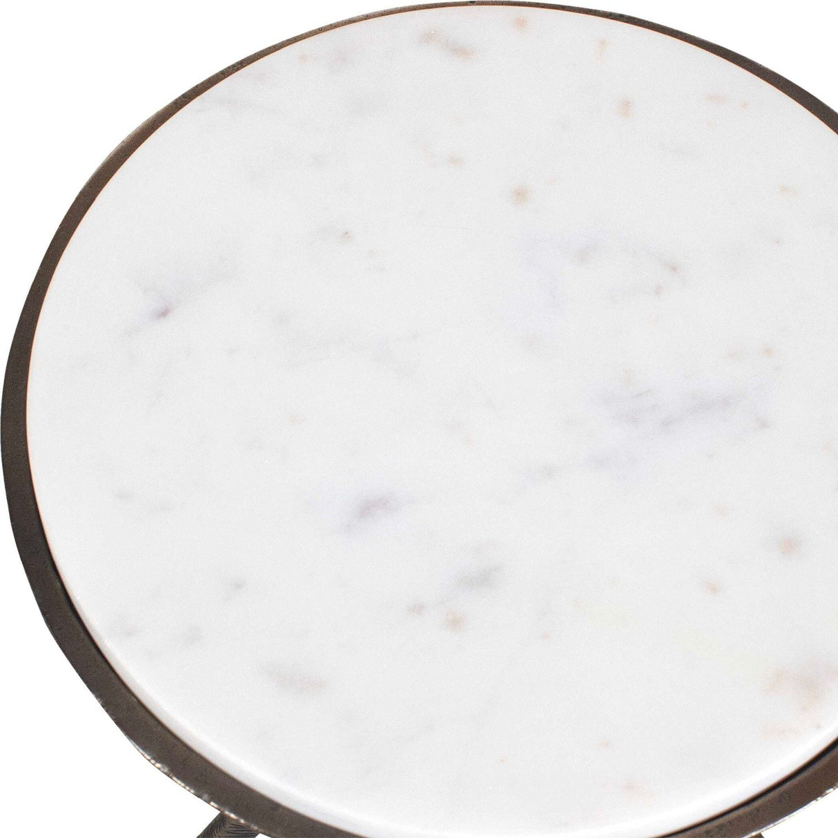 Modern European furniture - Chiseled Bronze Tripod Accent Table - www.oroa.com