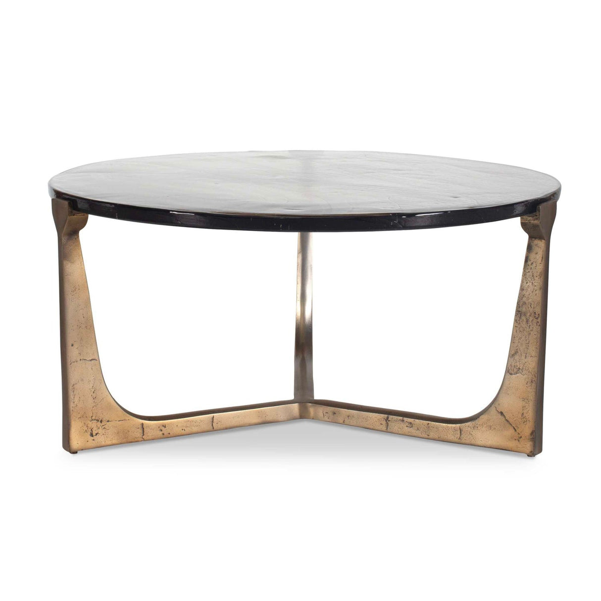 Modern European furniture - Round Cast Glass Indoor/Outdoor Coffee Table - www.oroa.com