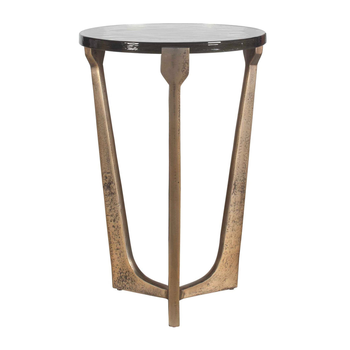 Round Glass Indoor/Outdoor Accent Table by Uttermost Bohdi