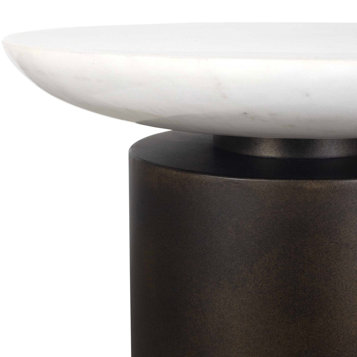 Cylindrical Bronze Indoor/Outdoor Accent Table by Uttermost Oslo, alternate view 3