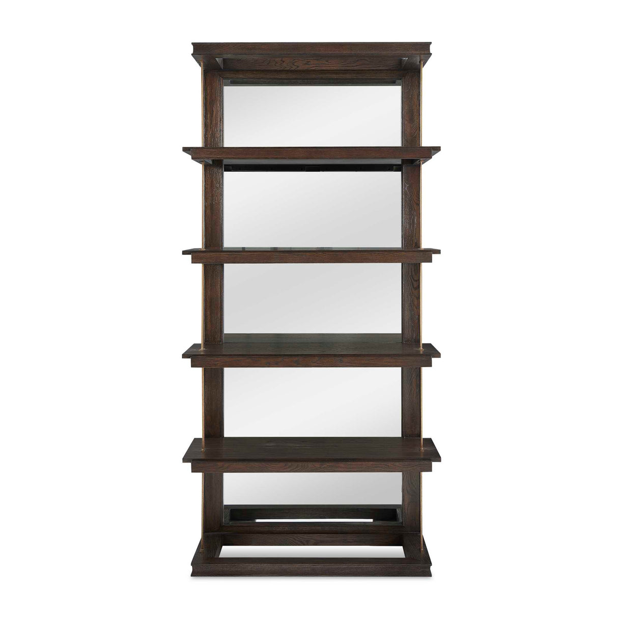 Modern European furniture - Dark Oak Bookshelf - www.oroa.com