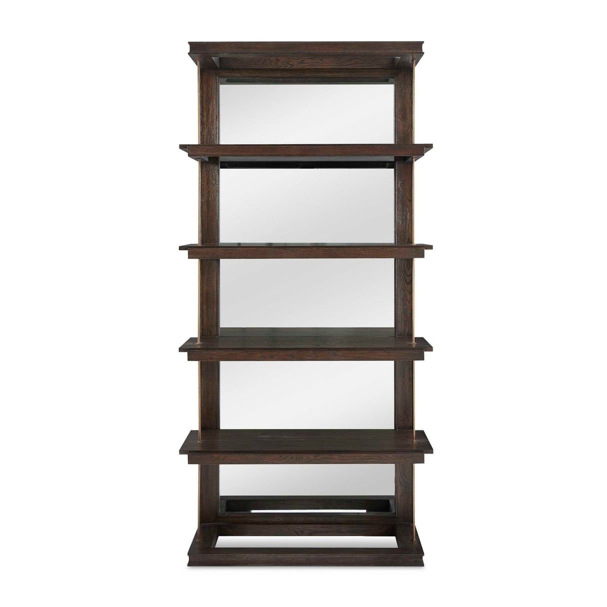 Modern European furniture - Dark Oak Bookshelf - www.oroa.com