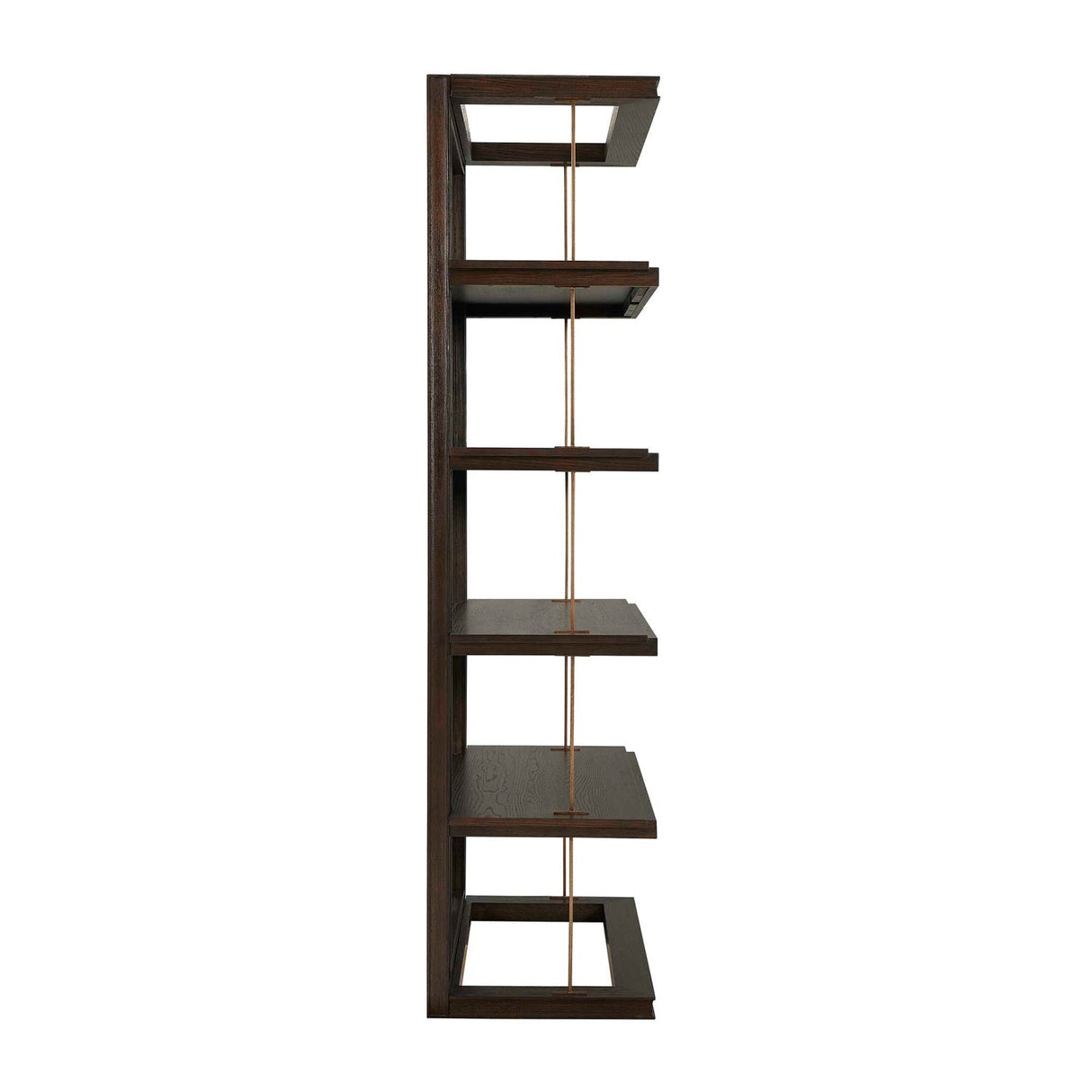 Modern European furniture - Dark Oak Bookshelf - www.oroa.com