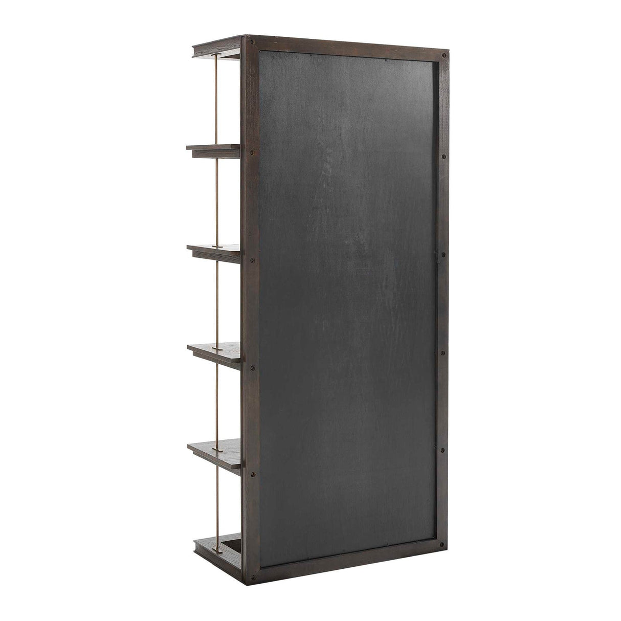 Modern European furniture - Dark Oak Bookshelf - www.oroa.com