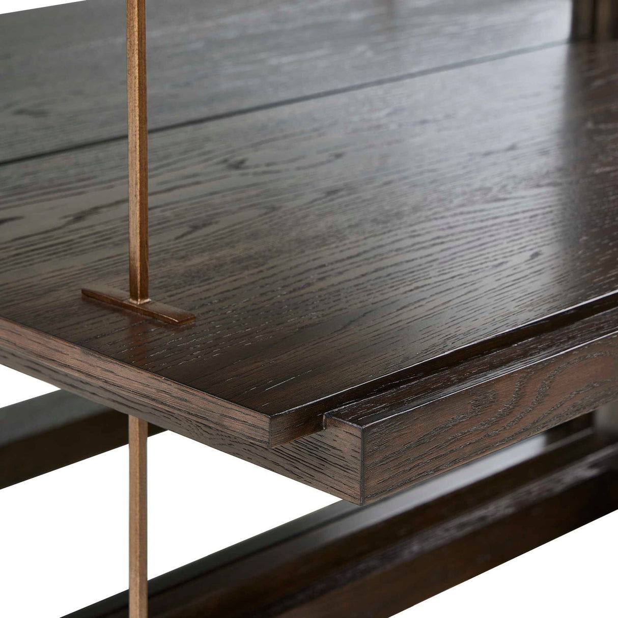 Modern European furniture - Dark Oak Bookshelf - www.oroa.com