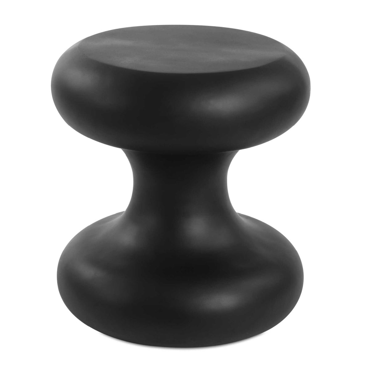Modern European furniture - Black Hourglass Indoor/Outdoor Accent Tablee - www.oroa.com