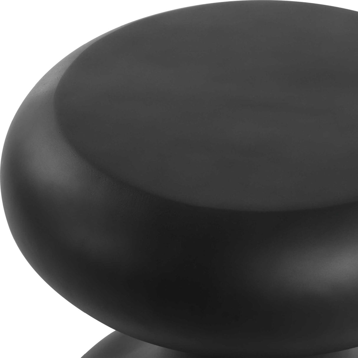 Modern European furniture - Black Hourglass Indoor/Outdoor Accent Tablee - www.oroa.com