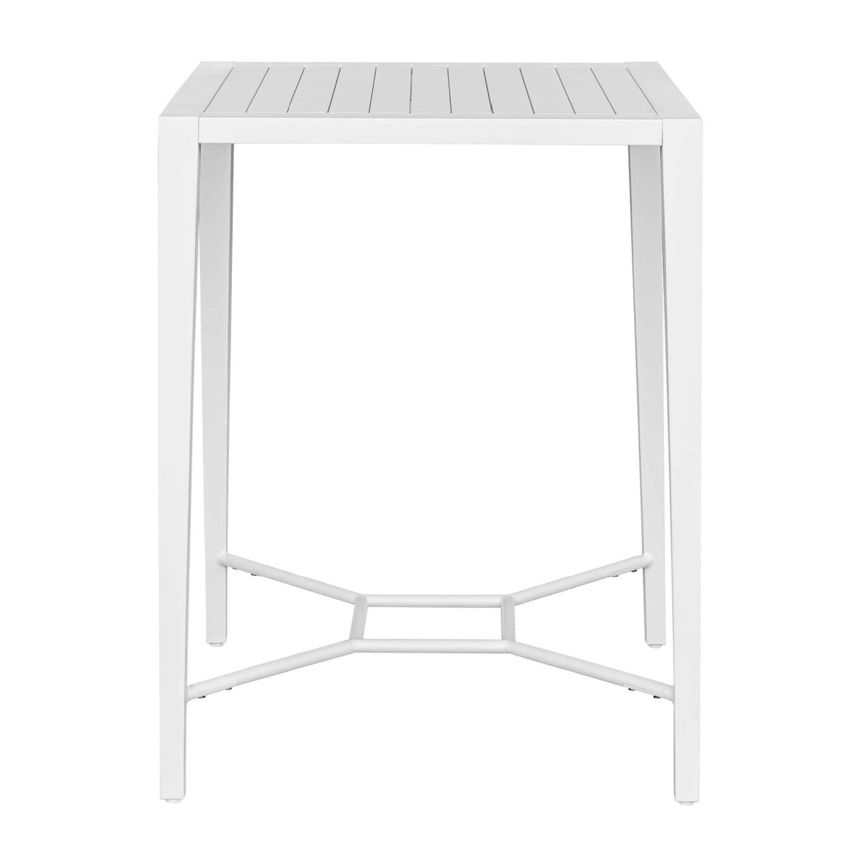 Modern European furniture - White Aluminum Indoor/Outdoor Bar Table - www.oroa.com