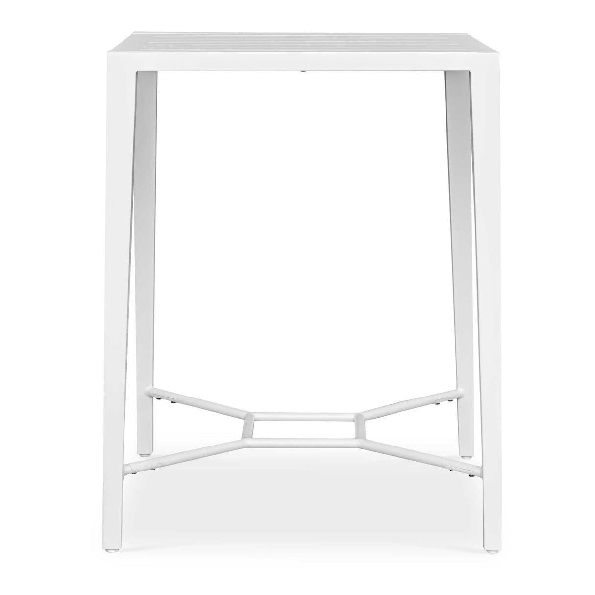 Modern European furniture - White Aluminum Indoor/Outdoor Bar Table - www.oroa.com