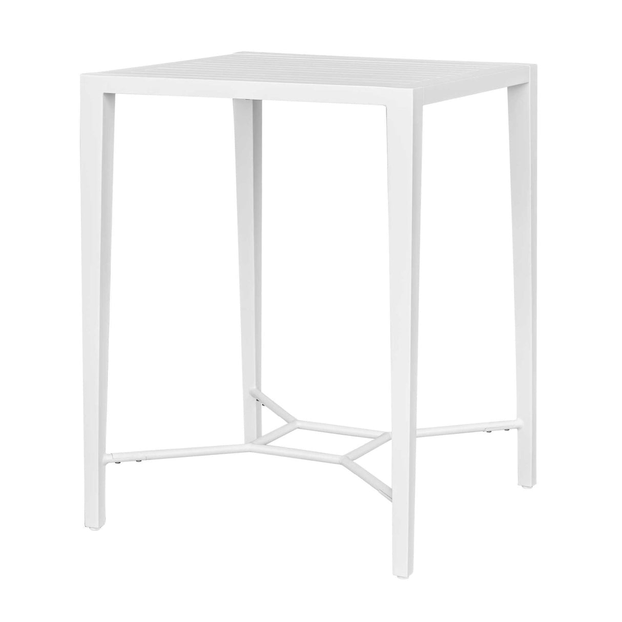 Modern European furniture - White Aluminum Indoor/Outdoor Bar Table - www.oroa.com