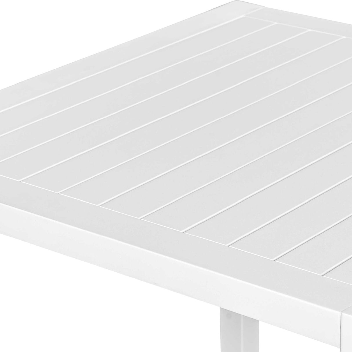 Modern European furniture - White Aluminum Indoor/Outdoor Bar Table - www.oroa.com