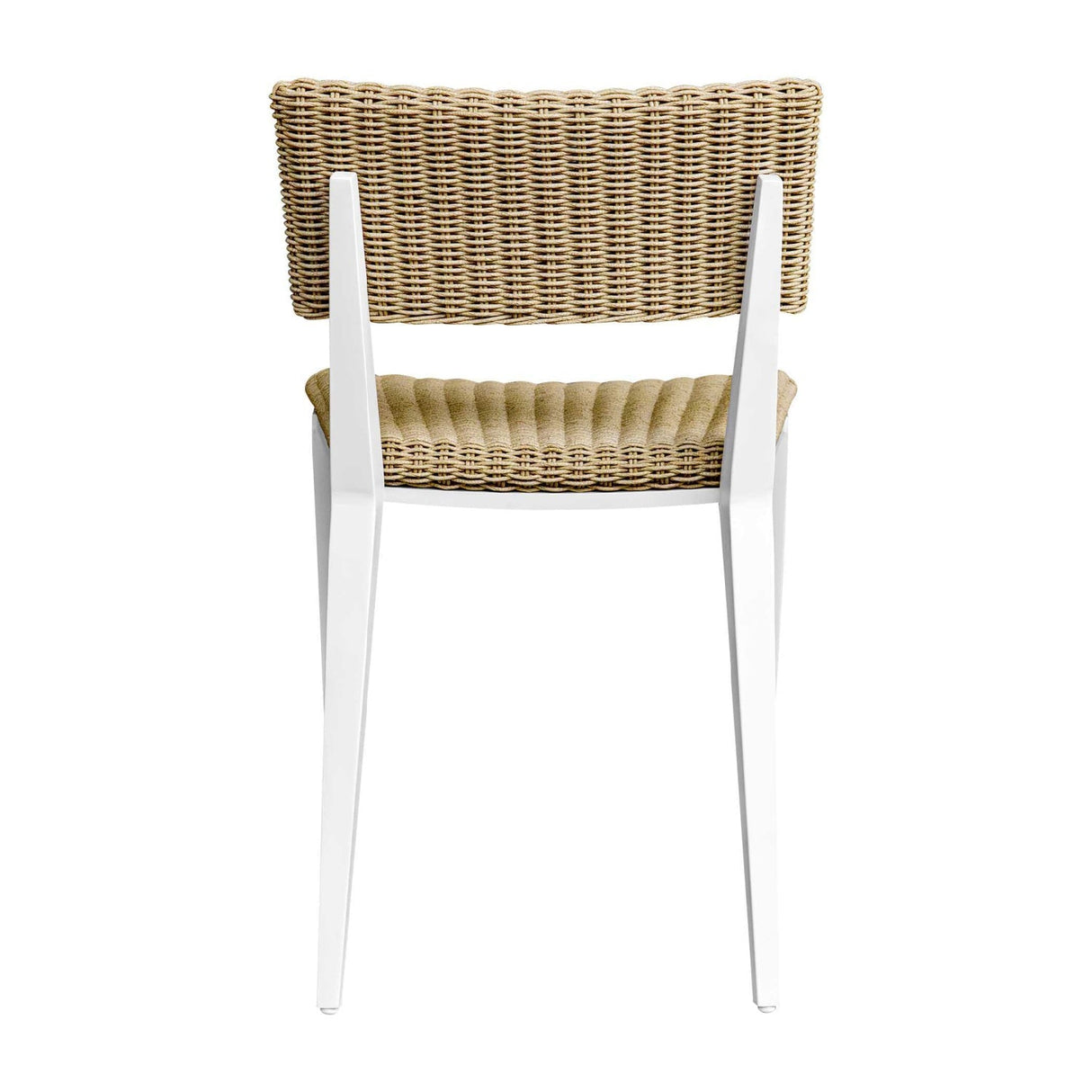 White Aluminum Outdoor Dining Chair by Uttermost Calbas, alternate view 6