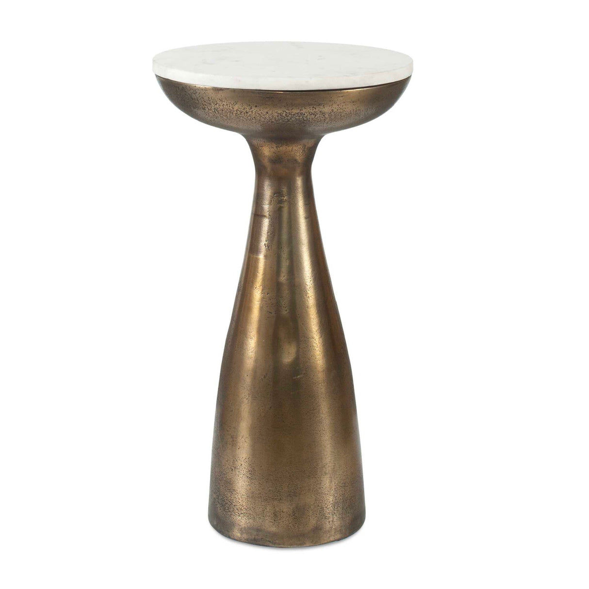 Antique Brass Indoor/Outdoor Drink Table by Uttermost Torin