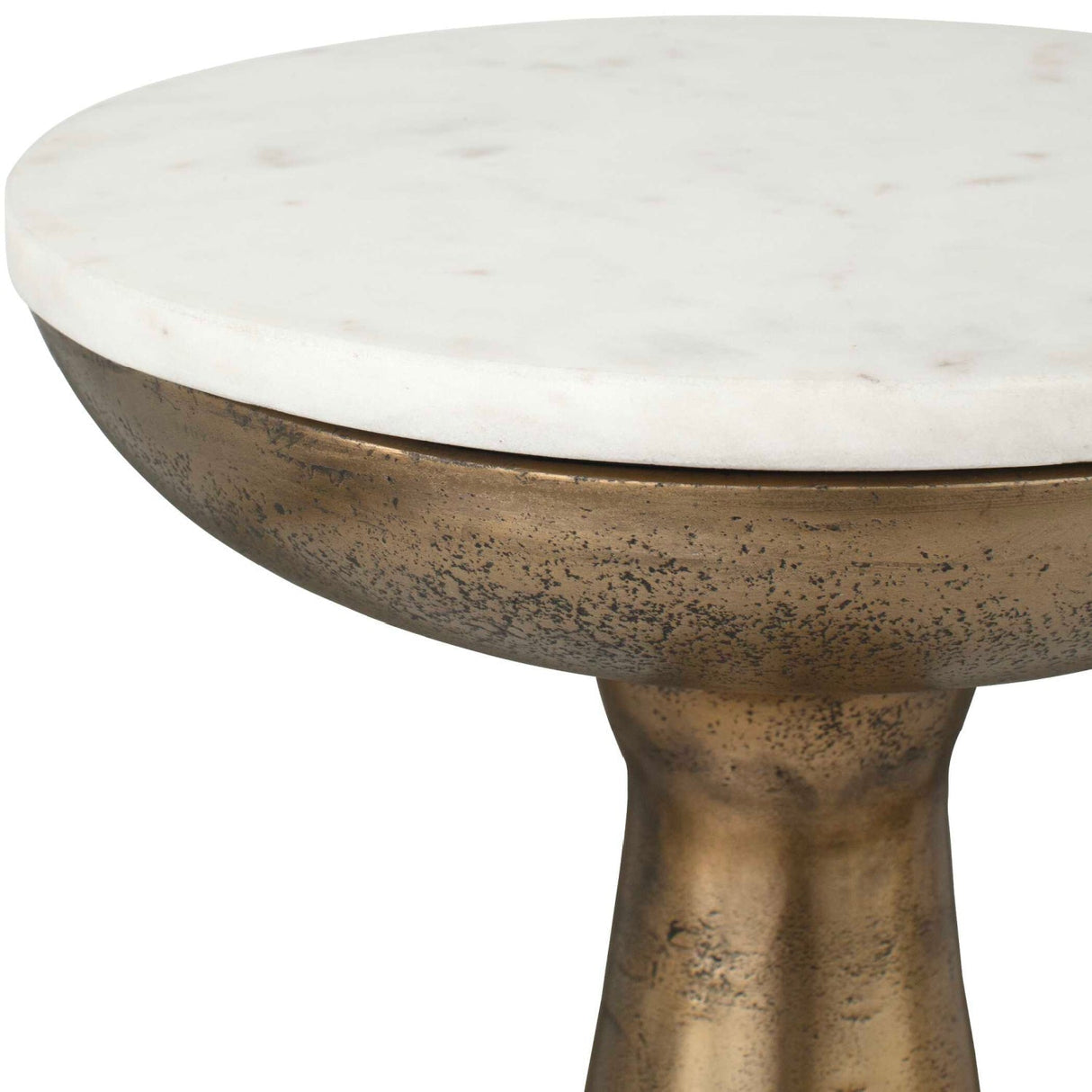 Antique Brass Indoor/Outdoor Drink Table by Uttermost Torin, alternate view 3
