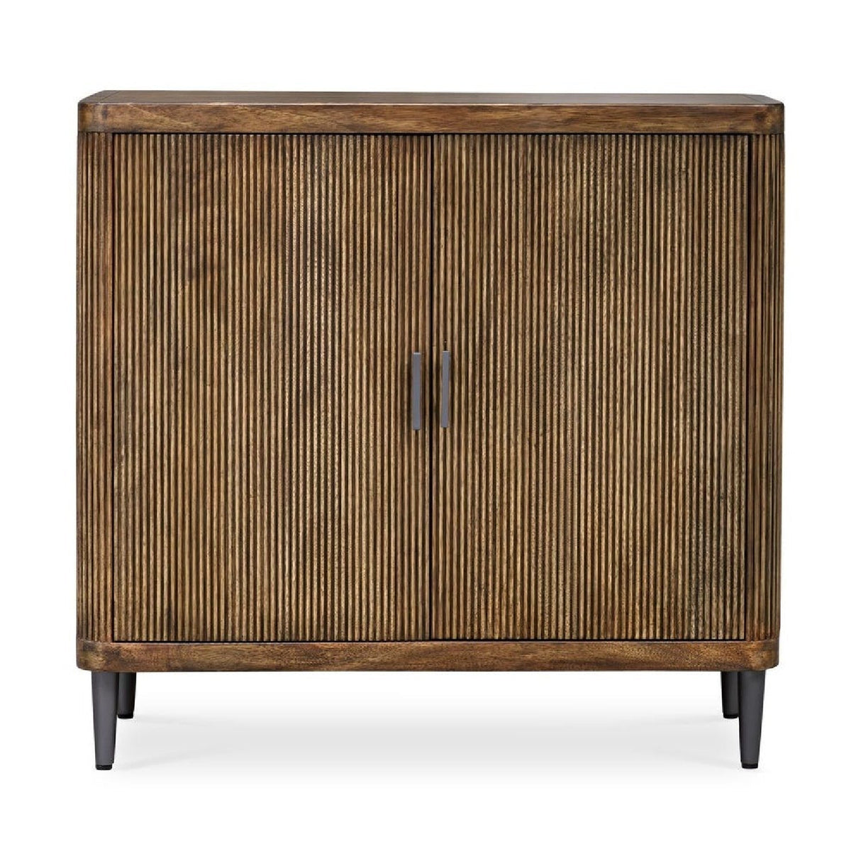 Wooden Tambour 2-Door Cabinet by Uttermost Pinstripe, alternate view 3
