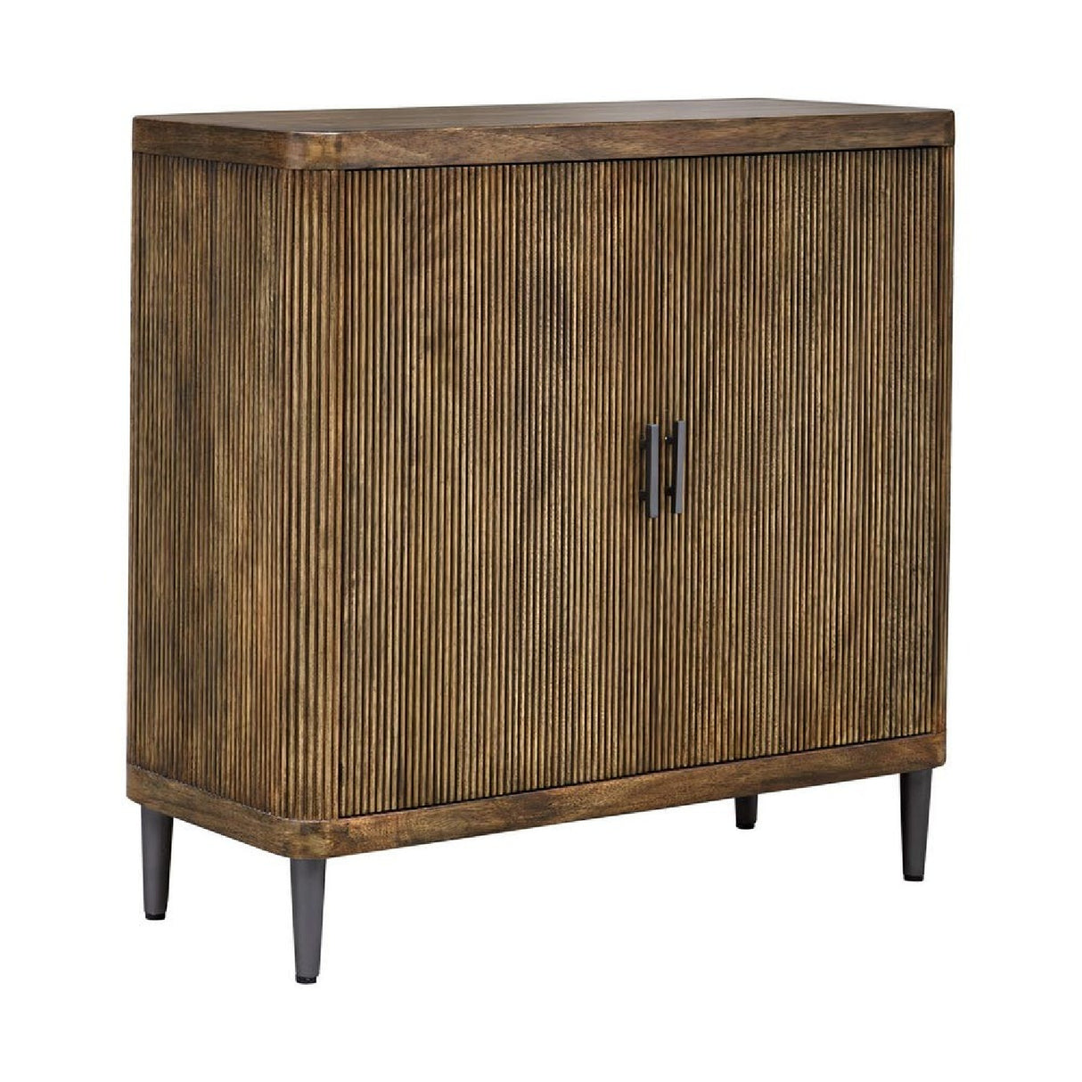 Wooden Tambour 2-Door Cabinet | Oroa.com