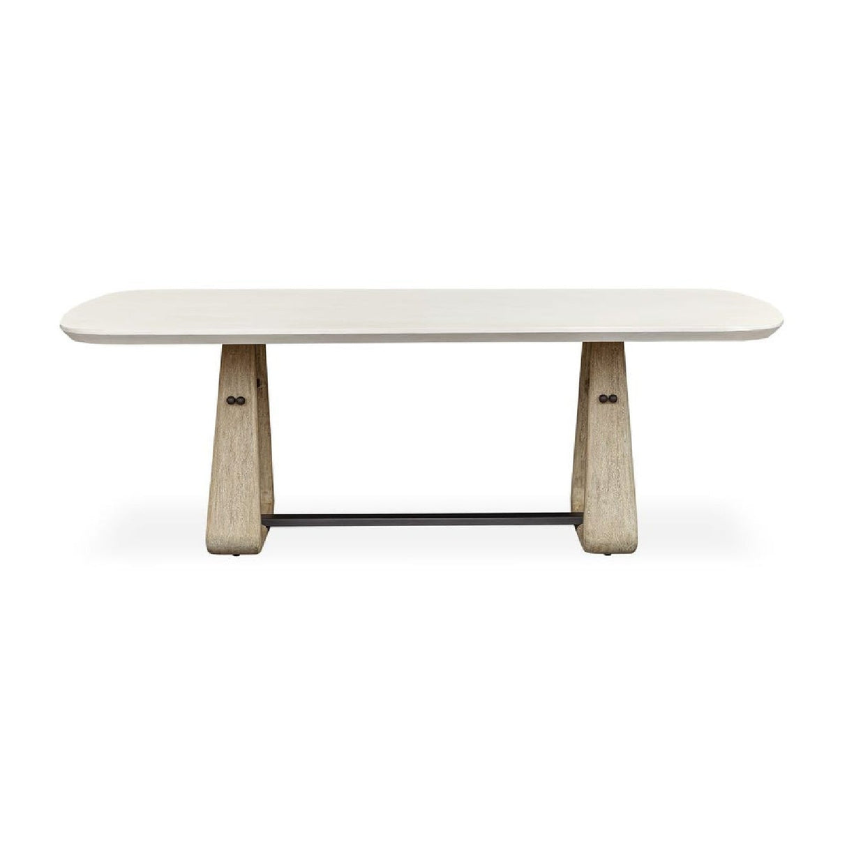 White Rectangular Indoor/Outdoor Dining Table by Uttermost Circa