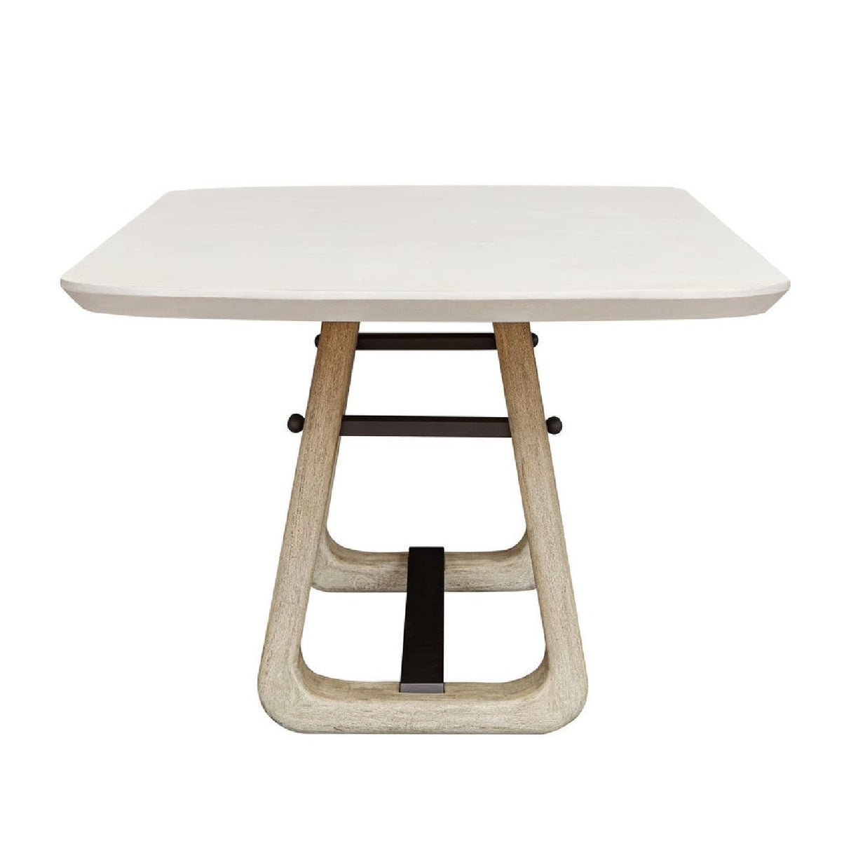 White Rectangular Indoor/Outdoor Dining Table by Uttermost Circa, alternate view 4