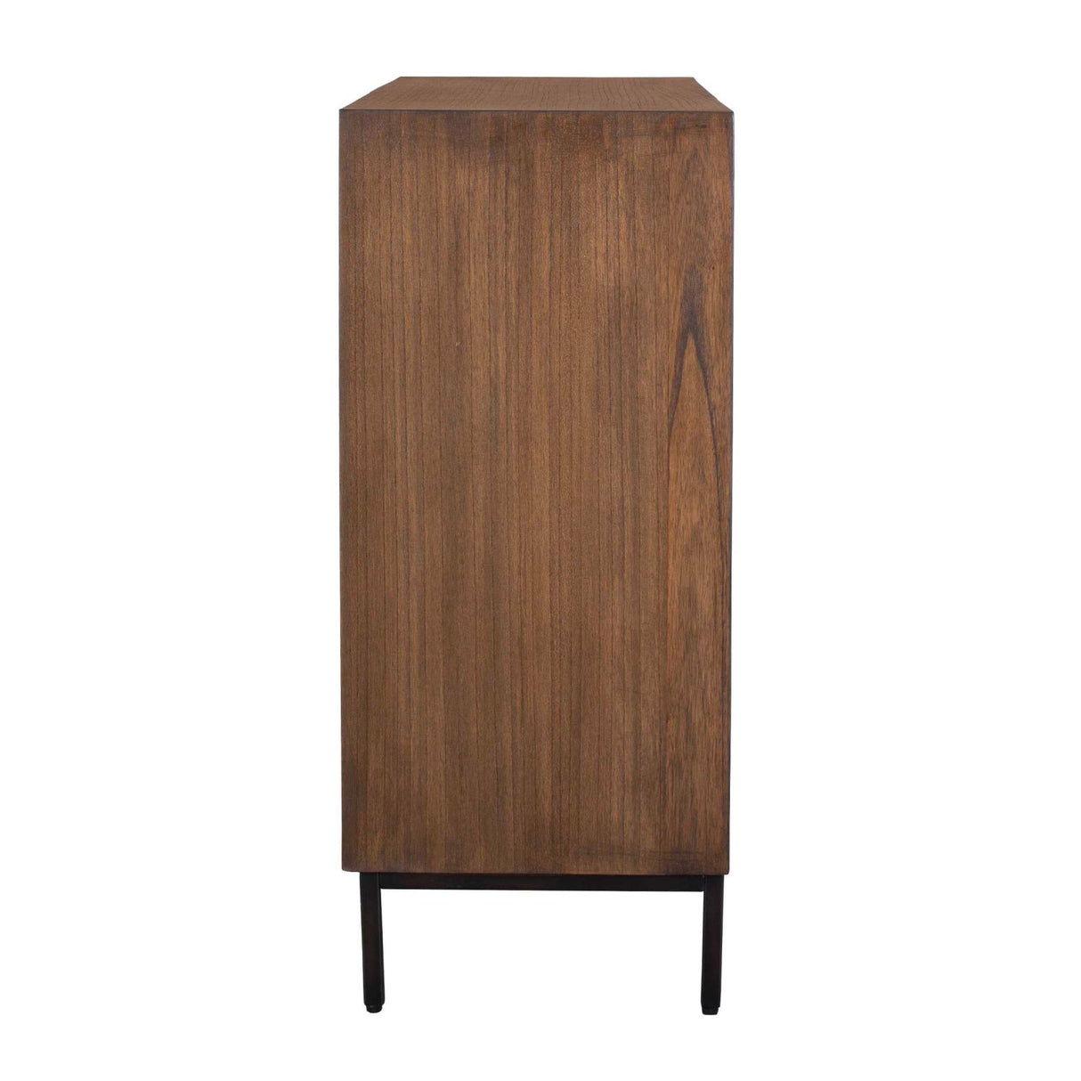 Modern European furniture - Carved Mindi Wood 2-Door Cabinet - www.oroa.com