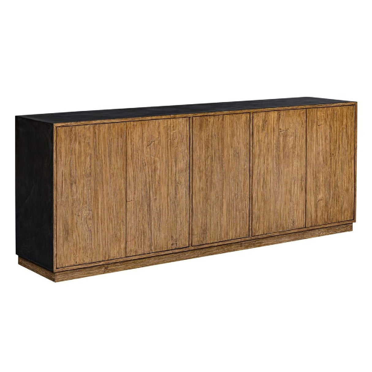 Teak Wood 5-Door Cabinet | Oroa.com