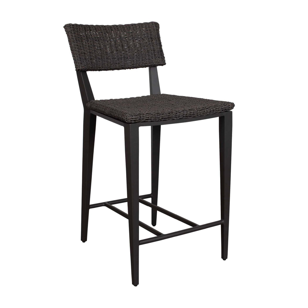 Modern European furniture - Wicker Outdoor Counter Stool - www.oroa.com